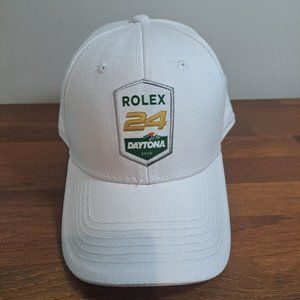 Commemorative 2020 Rolex 24 Daytona Race Cap Adjustable White Event Hat